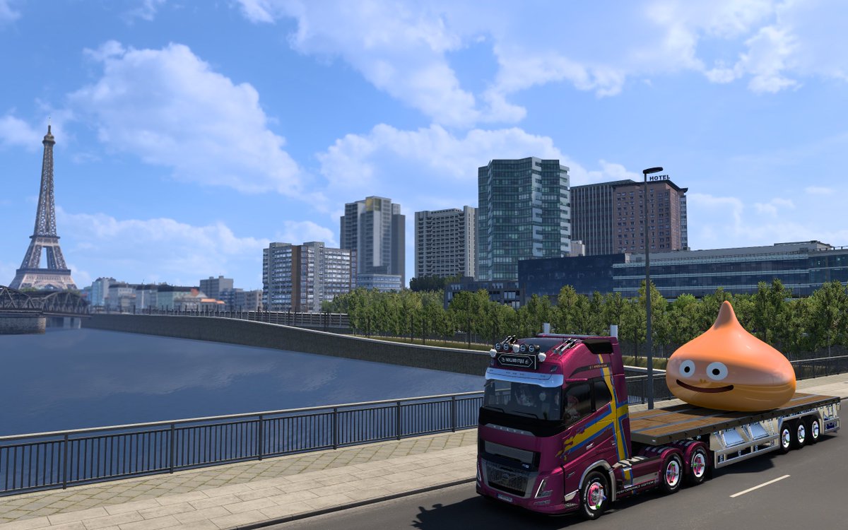 kiramekivoxy1's tweet photo. パリでも人気？な荷物😆

#ETS2
#Paris121map
#HAJIME陸送
#ChibisukeWorks
#YUTAKASHOP
#kuramochia https://t.co/iXhEupbzRN