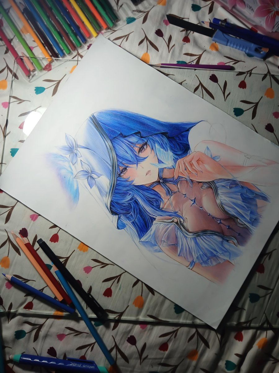 acervowuthering's tweet photo. o desenho finalizado ficou PERFEITO! 🩵 https://t.co/Xef58LjO0n