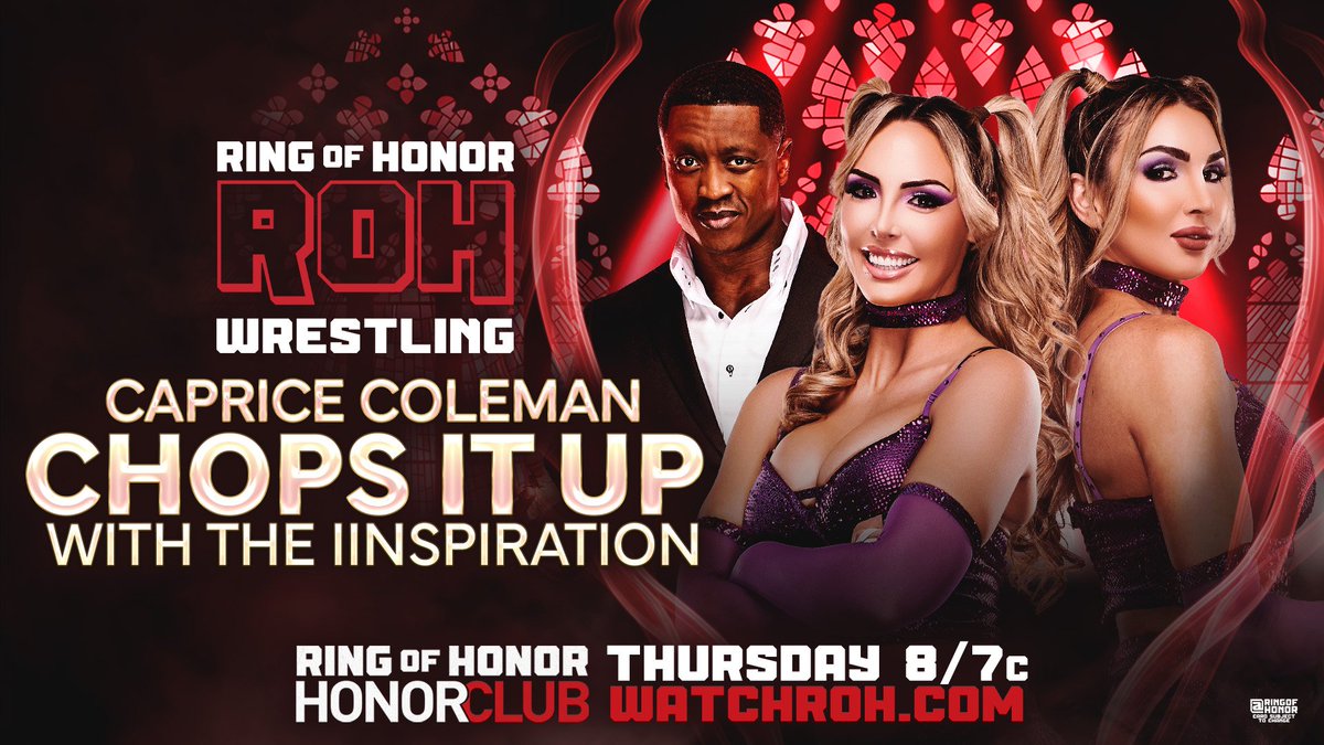 ROHFanFrance's tweet photo. 🔥✨ C’EST INSPIRANT SUR #ROHTV !
🎙️ @CapriceColeman échange avec IINSPIRATION !
👀 @JessicaMcKay & @CassieLee sont prêtes à partager leur expérience et leur vision !
💥 UNE INTERVIEW À NE PAS MANQUER !
📺 REGARDEZ #ROH TV SUR #HONORCLUB !
#TheIInspiration #Wrestling https://t.co/Yq7qwJrFgv