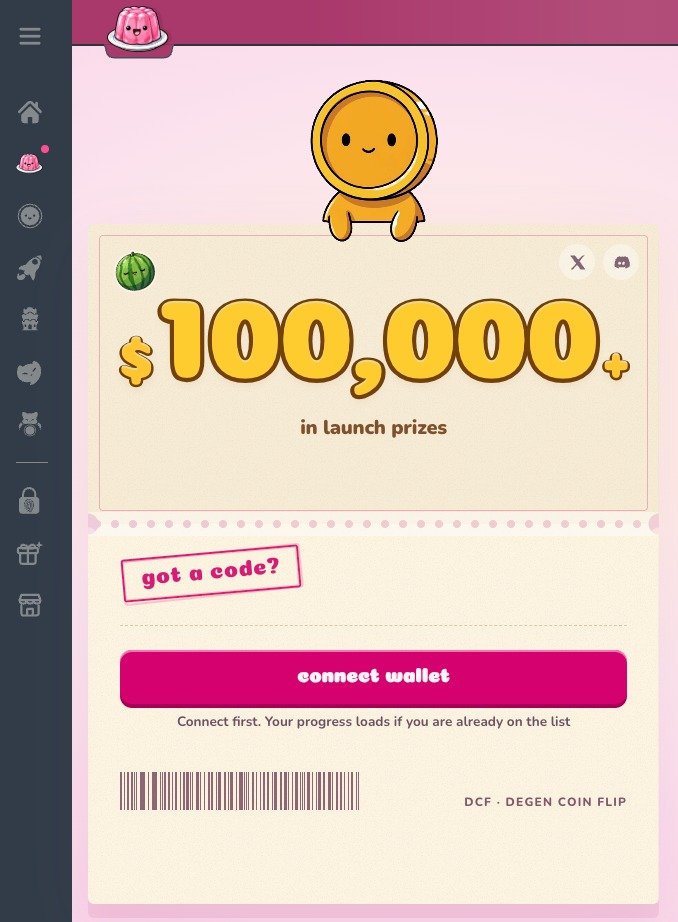 SolAlbertor's tweet photo. The @degencoinflip team has been on @solana  since 2021 and is launching invite only.

With $100k in rewards, a Rolex &amp; more.

I've got invite codes, lmk if you want one.

Also giving 1 SOL to one person in the comments. https://t.co/ARkw37HpYO