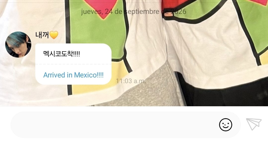 sariavilabm's tweet photo. Bienvenidos a su tierra natal, Mexico 
BIENVENIDOS A MEXICO STRAY KIDS
#StrayKidsRegresaACasa
#StrayKidsBack2Mexaverse https://t.co/H8j4Vi1Mz7