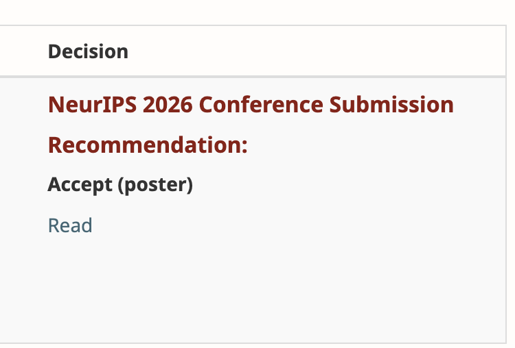 ergo_edge's tweet photo. WE GOT IN!!

#NeurIPS2026 Acceptance!

independent co-first author run. 
@SureshRaghu07 absolute pleasure. 
congrats everyone who got in

sydney here we come🦘 https://t.co/ruhtGkg6T5