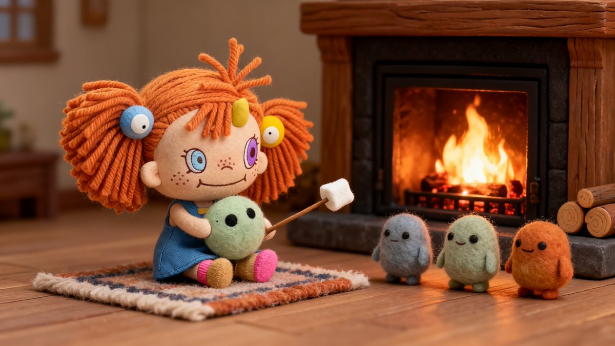 solanapolar's tweet photo. one marshmallow, three little monsters waiting their turn. https://t.co/tF9IRKxu5g