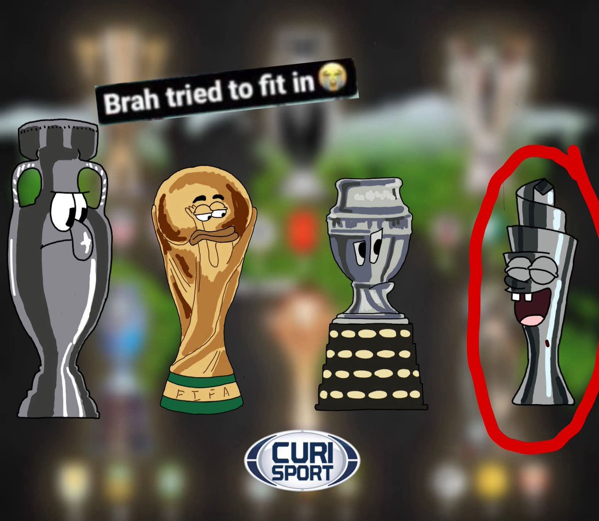 CuriSports's tweet photo. Bro cree que es un trofeo importante 😭😭😭
(Aplica también para la finalissima)
#futbol https://t.co/qCh3gOo7bK
