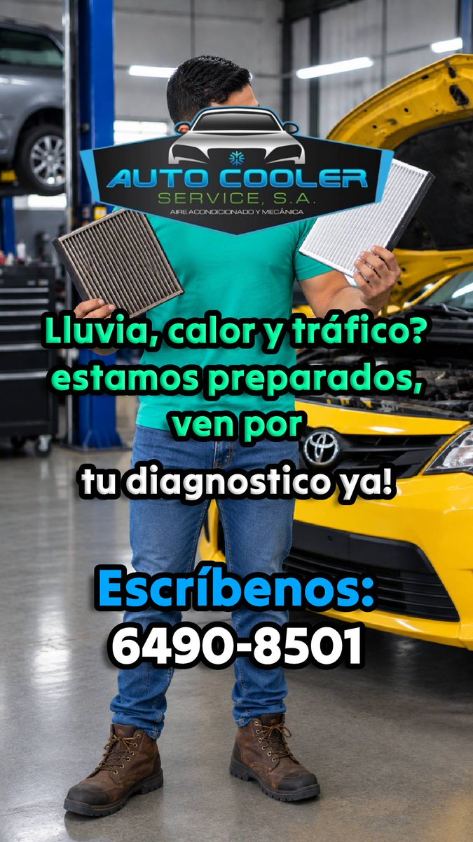 AutoCoolerPTY's tweet photo. Servicios de aire acondicionado de auto:

-Diagnóstico.
-Recarga de refrigerante.
-Reparación de fugas.
-Limpieza del sistema.
-Reparación de componentes eléctricos y mecánicos.

#Panamá #PTY #Autos #Hoy #Tendencia #Trending #Viral #ParaTi #Tecnologia #Actualidad #News #Breaking https://t.co/fjwEBVc7bq