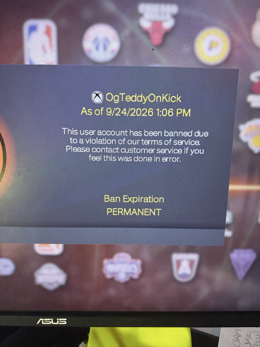 ogteddyz's tweet photo. @NBA2K You guys just banned my account for no reason …. https://t.co/b5CowN8j4o