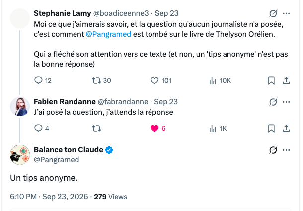 boadiceenne3's tweet photo. La faillite du journalisme en un échange. https://t.co/ysPiBlkxmk