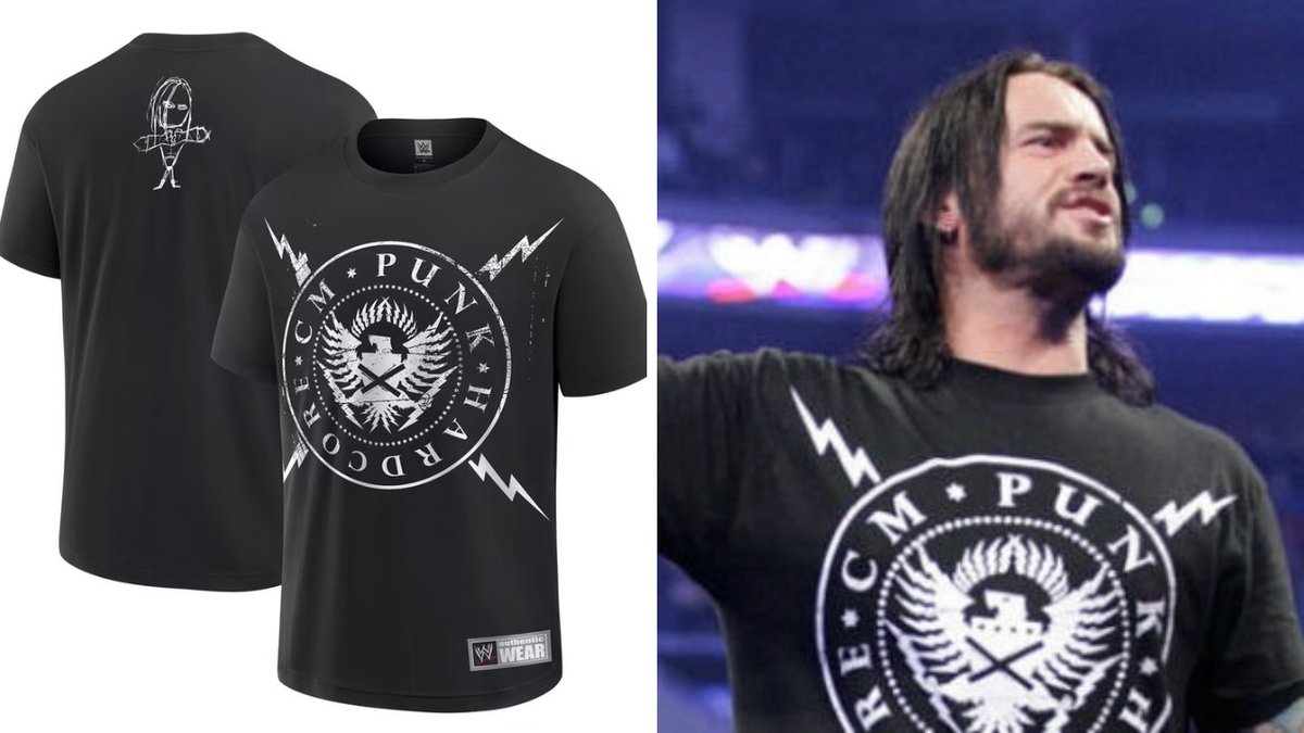 WrestleFeatures's tweet photo. WWE has re-released the Straight Edge Society CM Punk t-shirt from 2010.

🧷 - https://t.co/cGw9MugHBd https://t.co/hUegpVJLWK