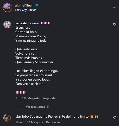 SoyAlpinito's tweet photo. Tanto comentaron sobre hate, Briatore casi nos censura y ya se ve el cambio en los comentarios de las publicaciones de Alpine de Instagram JAJAJAJAJJAAJJAJAJAJAJ

JAJAJAJA SOMOS ÚNICOS https://t.co/M3Ooltrio2