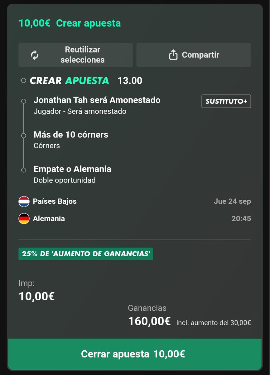 picksspain1's tweet photo. COMBI TOP PARA EL AUMENTO 🔥

💰 CUOTA 16

📲 @picksspain1 https://t.co/DTZh6TFR0S