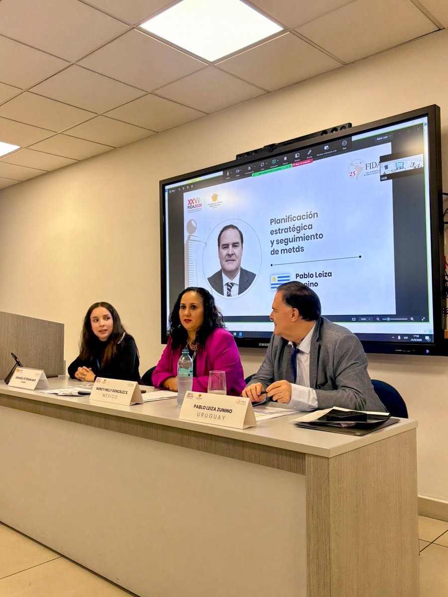 derechos_ec's tweet photo. XXV Congreso Iberoamericano de Derecho Administrativo - #FIDA2026:

⚖️ 23 de septiembre de 2026: Nuestra socia fundadora, @antonellasgb, estuvo presente en la inauguración del Congreso @fida2026uasbe organizado por la @uasbecuador y el FIDA. https://t.co/A1PaIYPtwm