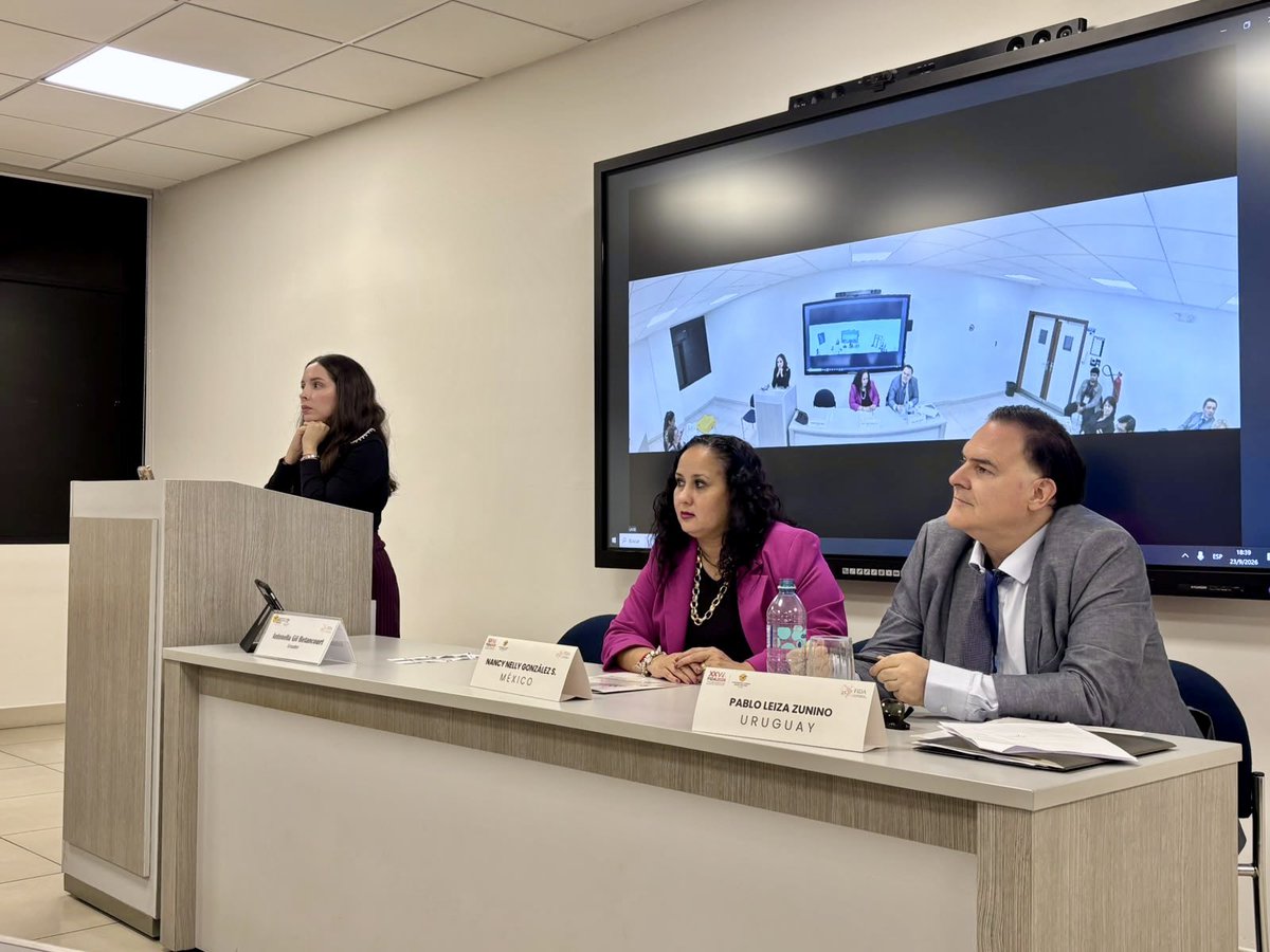 derechos_ec's tweet photo. XXV Congreso Iberoamericano de Derecho Administrativo - #FIDA2026:

⚖️ 23 de septiembre de 2026: Nuestra socia fundadora, @antonellasgb, estuvo presente en la inauguración del Congreso @fida2026uasbe organizado por la @uasbecuador y el FIDA. https://t.co/A1PaIYPtwm