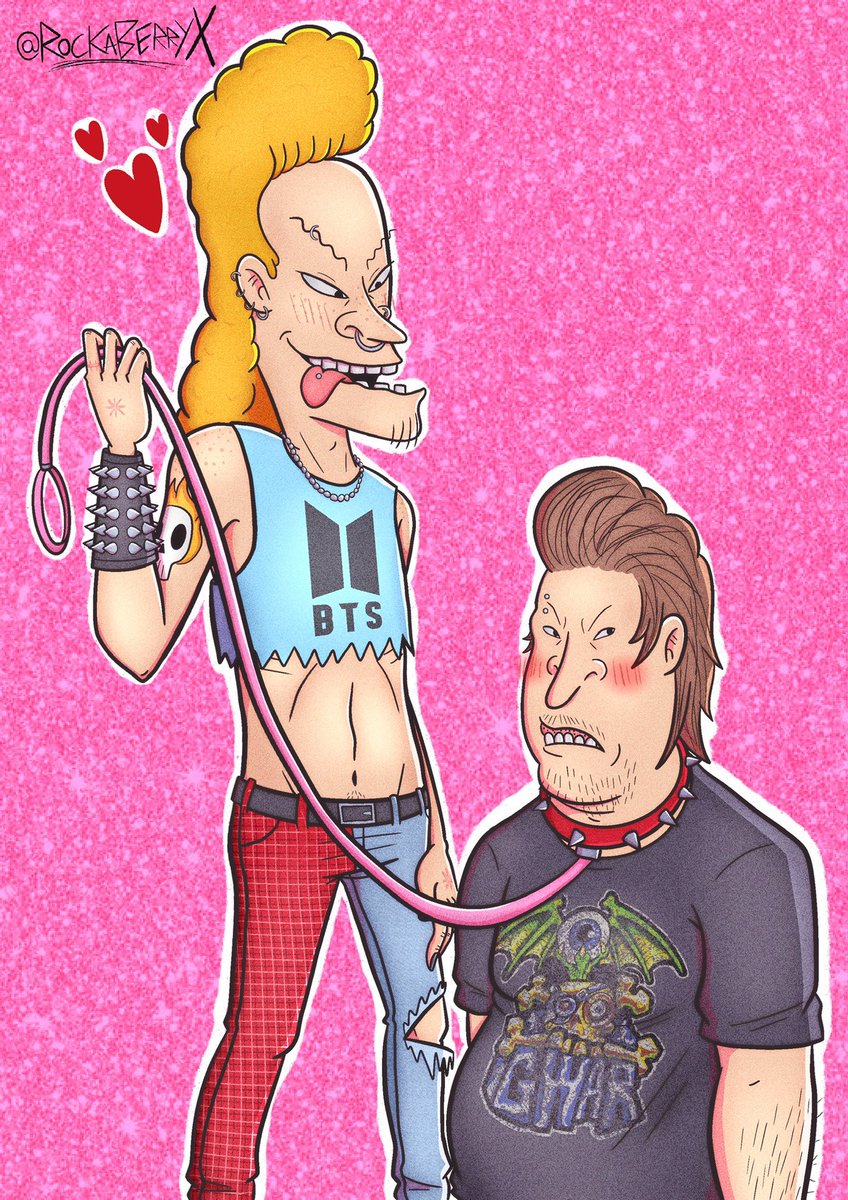 rockaberryx's tweet photo. This is the beavhead dynamic that every shipper should follow tbh lol 🩷🩷🩷 #beavisandbutthead #bbhtwt #bnbtwt #beavhead #beavisxbutthead #digitalart #fanart #beavisandbuttheadfanart https://t.co/JHKrP6S4Mu