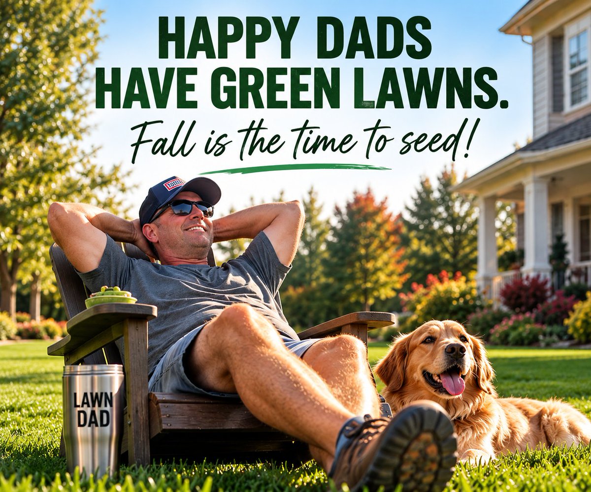LandscapeTurf's tweet photo. Your weekend plans just changed. 😉🌱

Pick up AquaMaxx Seed. Prep the lawn. Seed it. Water it.

Then kick back and watch football knowing you just gave next spring’s lawn a head start.

#AquaMaxx #FallSeeding #WeekendProject https://t.co/48nIbzKj6N