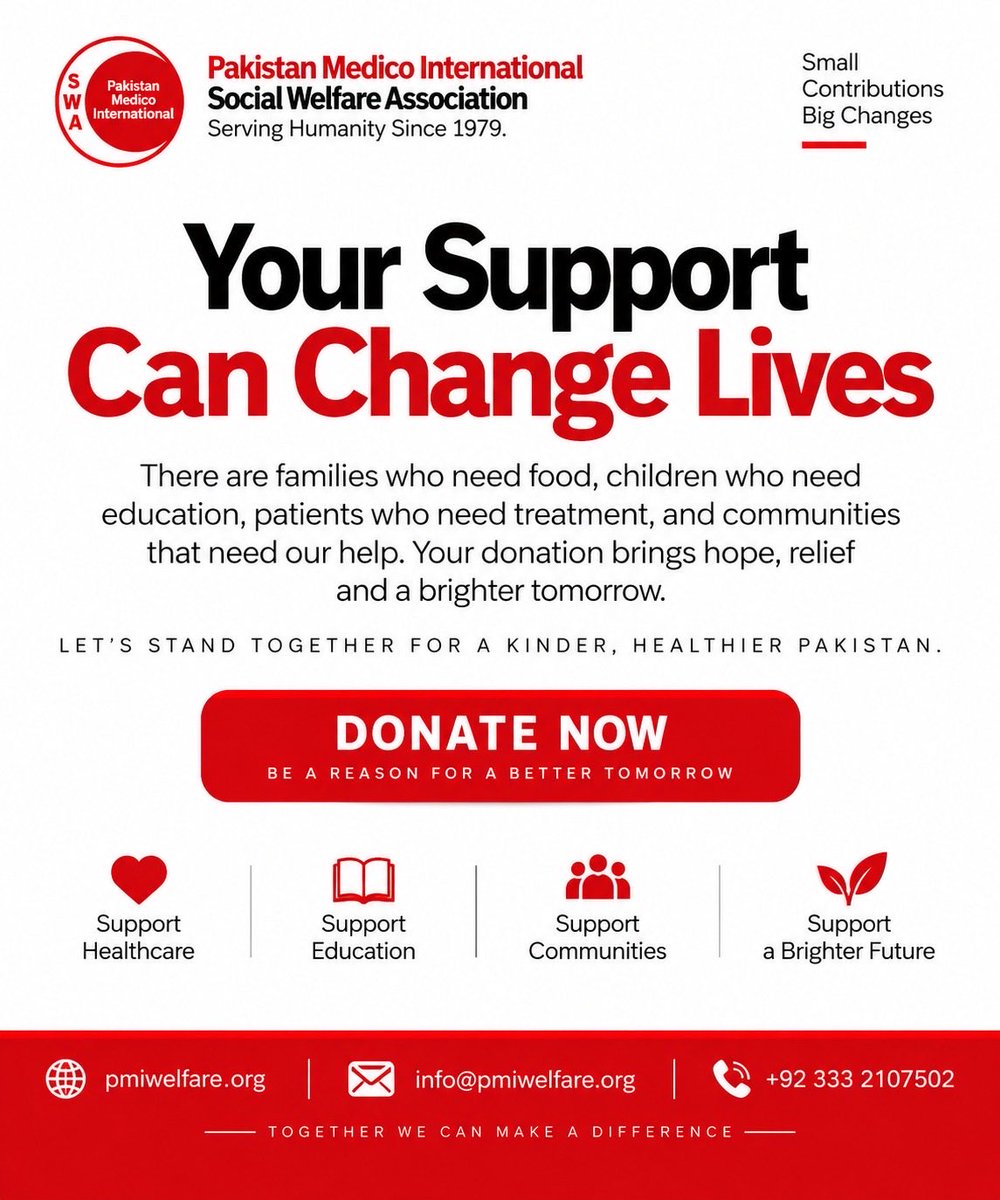 PMISWA1979's tweet photo. Behind every family needing medical care, every child seeking education, and every community facing hardship, there is a shared human story.

Small contributions create real, lasting change when we stand together. Let’s build a kinder, healthier tomorrow, hand in hand. https://t.co/dPFOnmzr7C