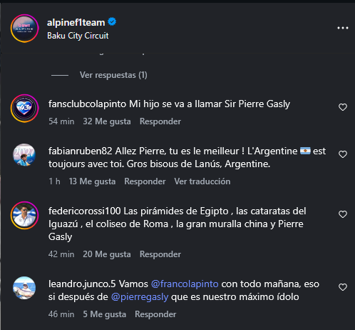 SoyAlpinito's tweet photo. Tanto comentaron sobre hate, Briatore casi nos censura y ya se ve el cambio en los comentarios de las publicaciones de Alpine de Instagram JAJAJAJAJJAAJJAJAJAJAJ

JAJAJAJA SOMOS ÚNICOS https://t.co/M3Ooltrio2