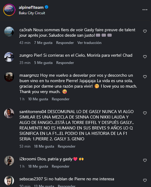 SoyAlpinito's tweet photo. Tanto comentaron sobre hate, Briatore casi nos censura y ya se ve el cambio en los comentarios de las publicaciones de Alpine de Instagram JAJAJAJAJJAAJJAJAJAJAJ

JAJAJAJA SOMOS ÚNICOS https://t.co/M3Ooltrio2