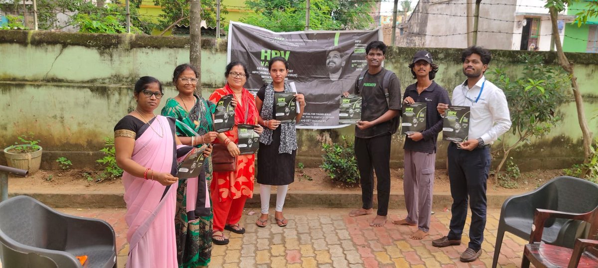 aafa_odisha's tweet photo. ALLUARJUN FANS ASSOCIATION BERHAMPUR ODISHA🖤

EVENT-12

 HPV AWARNESS PROGRAM COMPLETE SUCESSFULL✅

@alluarjun
@imsarathchandra
@ArjunKumar_AAA
@AAFAOnline

 #AAFASupportsHPVDrive
#HPVVaccine
#CervicalCancerAwareness
#SwasthNariViksitBharat https://t.co/eIxk47Lf8T