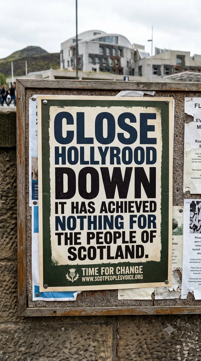 HelpSaveGlasgow's tweet photo. Hollyrood is just a waste of taxpayers money,

And a gravy train for a bunch SNP Cult  incompetants! https://t.co/QXcuzR8d2R