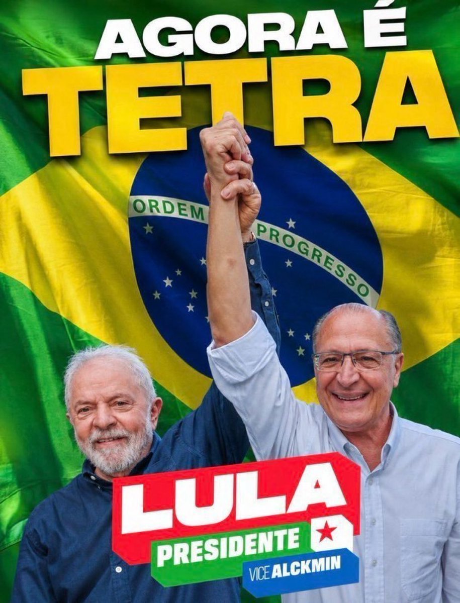 capimosa's tweet photo. LULA E ALCKMIN 
1º TURNO https://t.co/mFopmckN7R