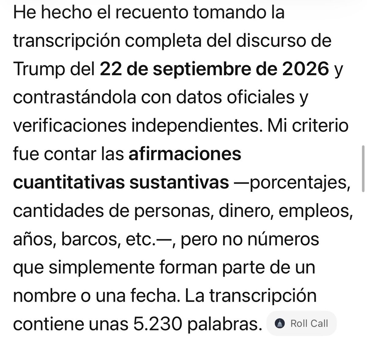 MashiRafael's tweet photo. Trump realmente logra imposibles: hizo que, por primera vez, escuchara un discurso completo de un presidente  estadounidense en la ONU.
- Al inicio, más parecía un informe a la nación, repleto de referencias infantiles a sus rivales demócratas.
- Luego, fue algo más parecido al parte de guerra de los vencedores de algún conflicto bélico.
- Muy preocupante, aunque no sorprendente, su división del mundo entre amigos y enemigos.
- Más preocupante aún es su identificación de orden mundial y civilización con los intereses de Estados Unidos; su negación hasta del concepto de energía renovable; su oposición a acuerdos globales para regular la inteligencia artificial; etc.
- Gran parte de su discurso estuvo constituida por abiertas falsedades, no solo cuantitativas, como las que contabiliza chatGPT.
- Graves también las humillaciones públicas a funcionarios, organizaciones internacionales y países. La delegación de Cuba al menos tuvo la dignidad de retirarse.
- En síntesis: un personaje extremadamente básico –ellos se consideran «pragmáticos»–, megalómano e insensato. Le falta demasiado para estadista. Un verdadero peligro para la humanidad.
Tiempos recios...🤷🏻‍♂️