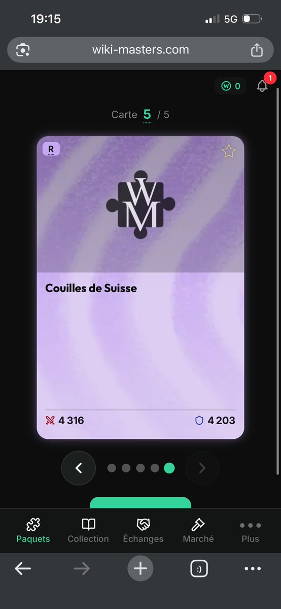 mattheober's tweet photo. Ma meilleure carte pour l’instant https://t.co/uVbUpMKUb8