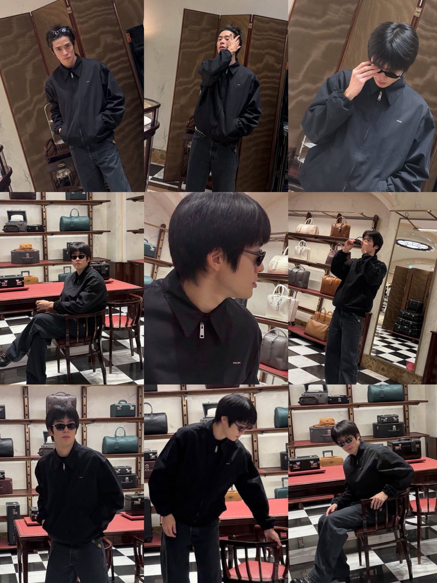 dearestyunoh's tweet photo. _jeongjaehyun milan dump 📸

our prada boy looks so chic 🖤 https://t.co/fj0RkBlzkq