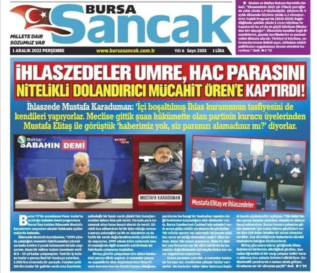 muhittin01_'s tweet photo. #ihlasfinans ta 70000 kişiyi dolandıran @mucahid_oren den neden bahsetmiyorsunuz 25 yıldır mağduriyet var 
#ihlaszedelerAdaletİstiyor
@muratemir_dr @yenipartiyiz 
@ilgazsenem
@timursoykan
@baristerkoglu https://t.co/tqx7z2bJ4W