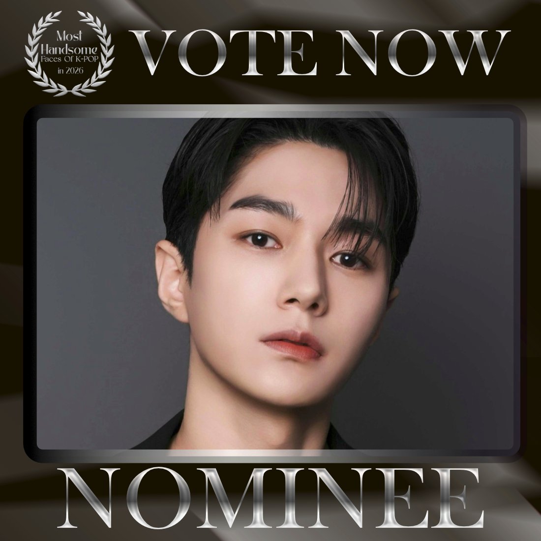 TOP100KPOP's tweet photo. L (INFINITE) is nominated for Most Handsome Faces of K-POP in 2026.

👉 VOTE: https://t.co/KQkXdYXZrL https://t.co/jQ16zLqW4C