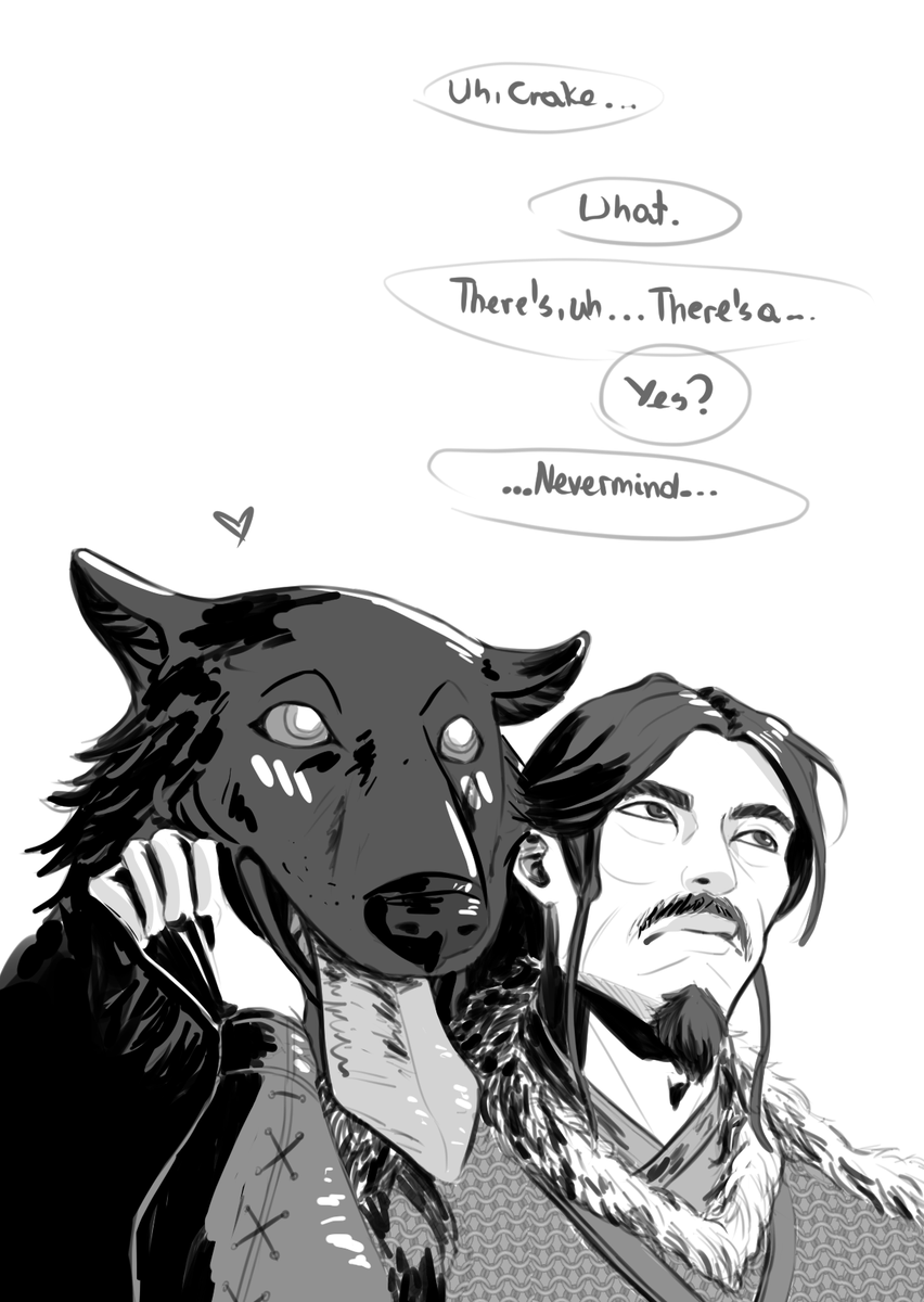 aleks_aleksxo's tweet photo. puppy want pet!!! #thebloodofdawnwalker #marat #coenoflaslea #croen https://t.co/6QkbMioqO2