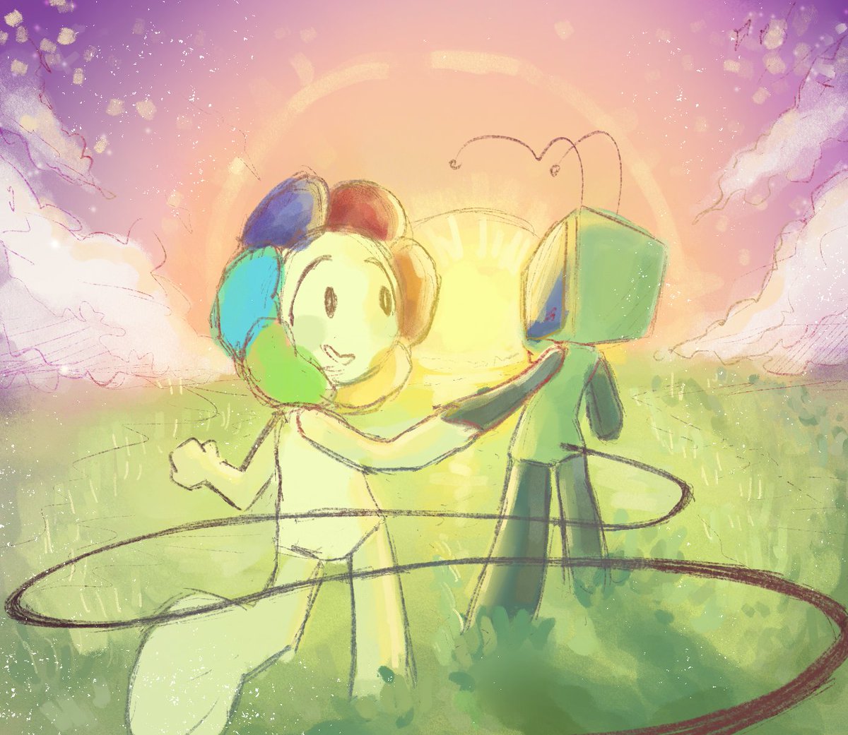 RokhlinaSo94005's tweet photo. Let‘s walk over the Field 
#dandysworld Flowerpower/Metalpetal https://t.co/yHPp5HZ0x9