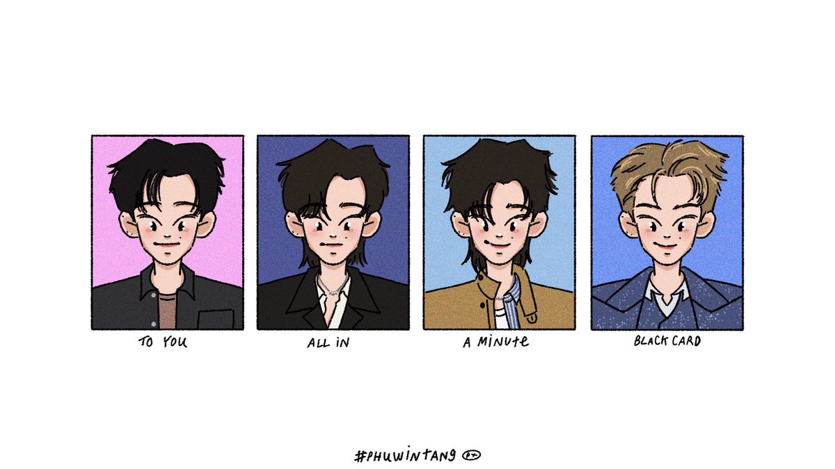 jiuliu0shi's tweet photo. to you / all in / a minute / black card (update✨) - #phuwintang 

PHUWIN BLACK CARD TPOPSTAGE
#TpopStagexPHUWIN https://t.co/vttQUJzMZ8