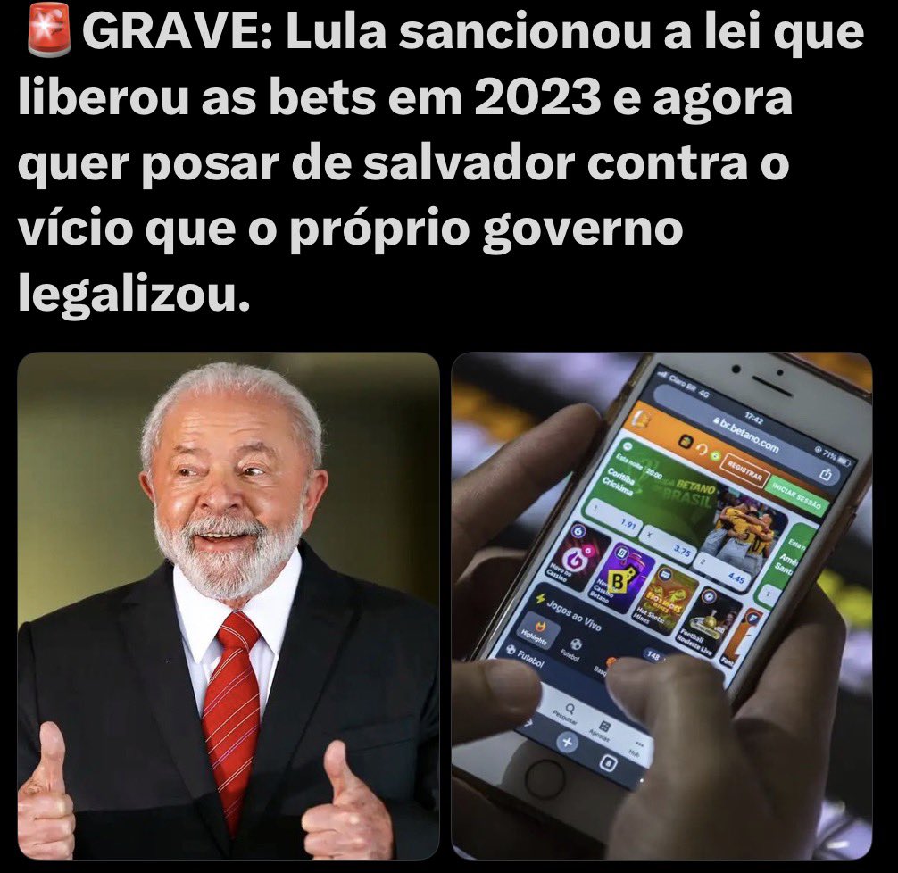 oevertonxavier's tweet photo. @Metropoles Lula afirma ter legalizado a Lavagem de dinheiro no Brasil! https://t.co/dbuSVZRv9A