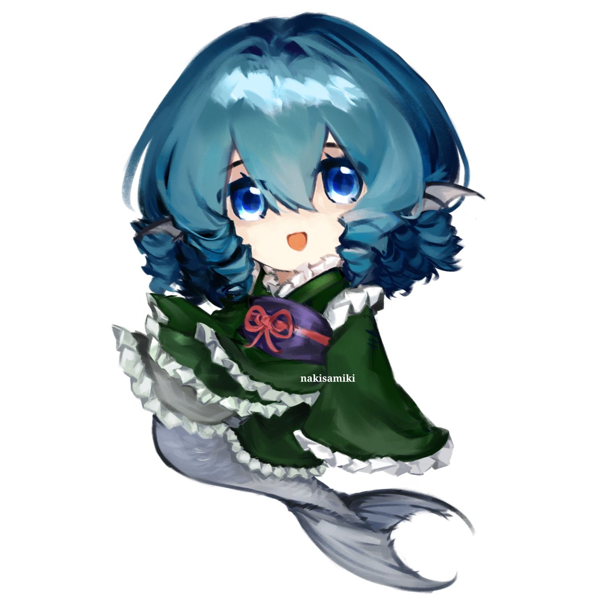 zaohan123's tweet photo. #東方project #わかさぎ姫  小さな人魚 https://t.co/GGlZLFcHKU