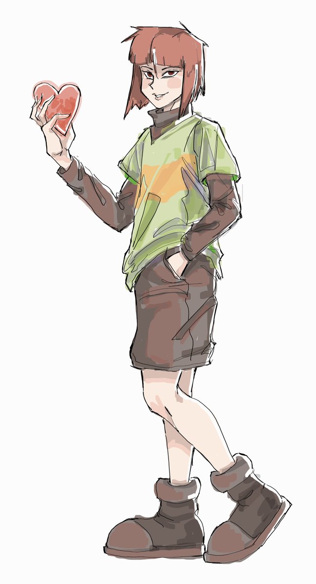 faufaugetsfake's tweet photo. Felt weird to not draw Chara as Killua 

#undertale #chara https://t.co/sgVRGZkxlh