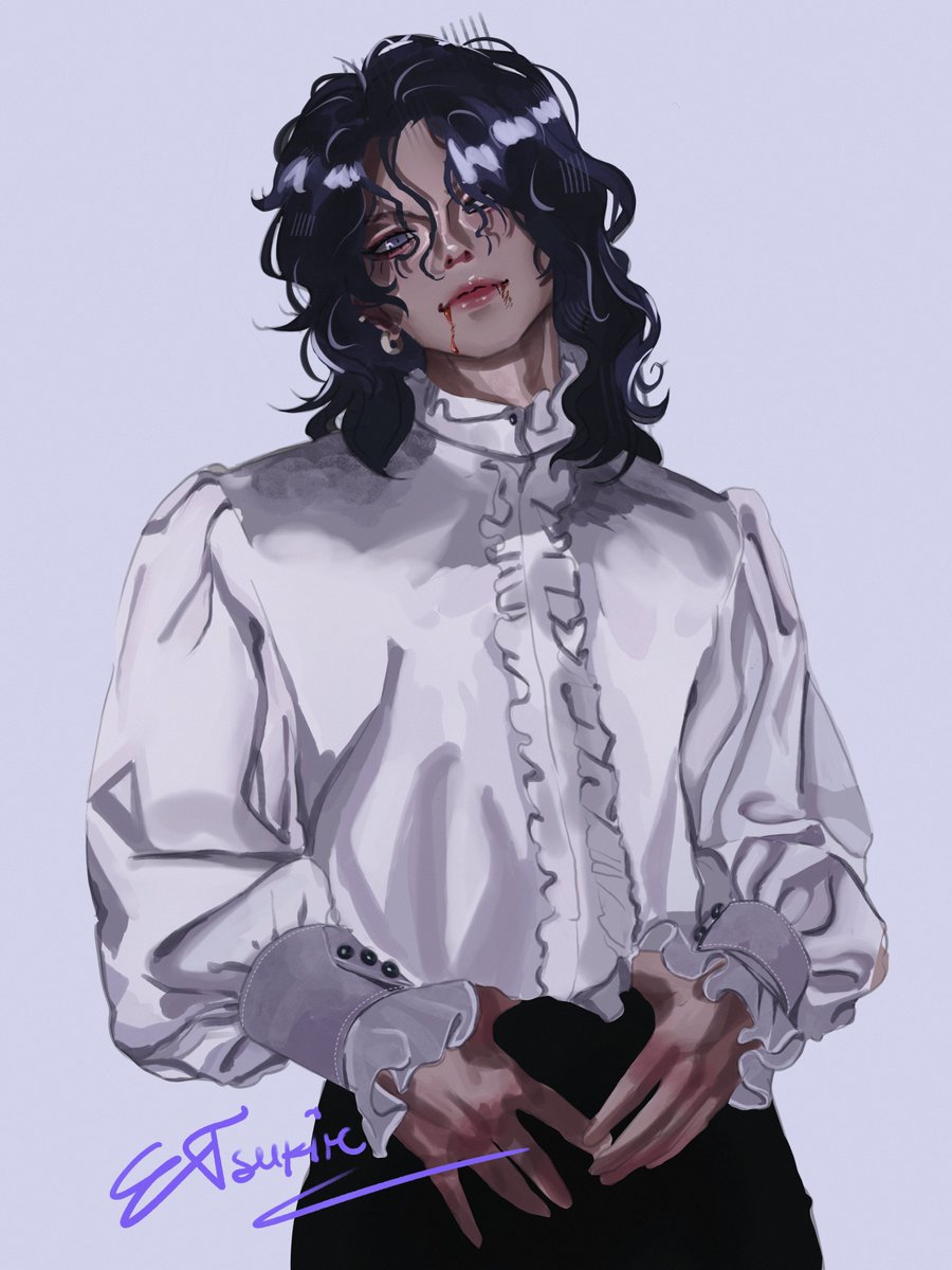 etsukirc's tweet photo. vampire maestro?! #mjart #michaeljackson https://t.co/hSYwWUuzQk