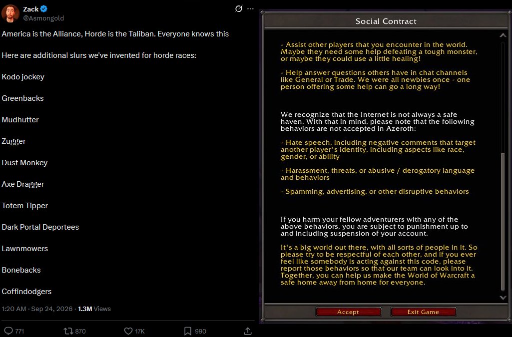 Lumidoom's tweet photo. @Blizzard_Ent @BlizzardCS I think you owe it to the paying subscribers to make a statement on this since this influencer is one of the largest in the WoW:F space. Do you consider intent to create unique in game slurs hate speech/harassment? Clarity please
https://t.co/lpNSr8yOxV https://t.co/n8ZIMXfqgY