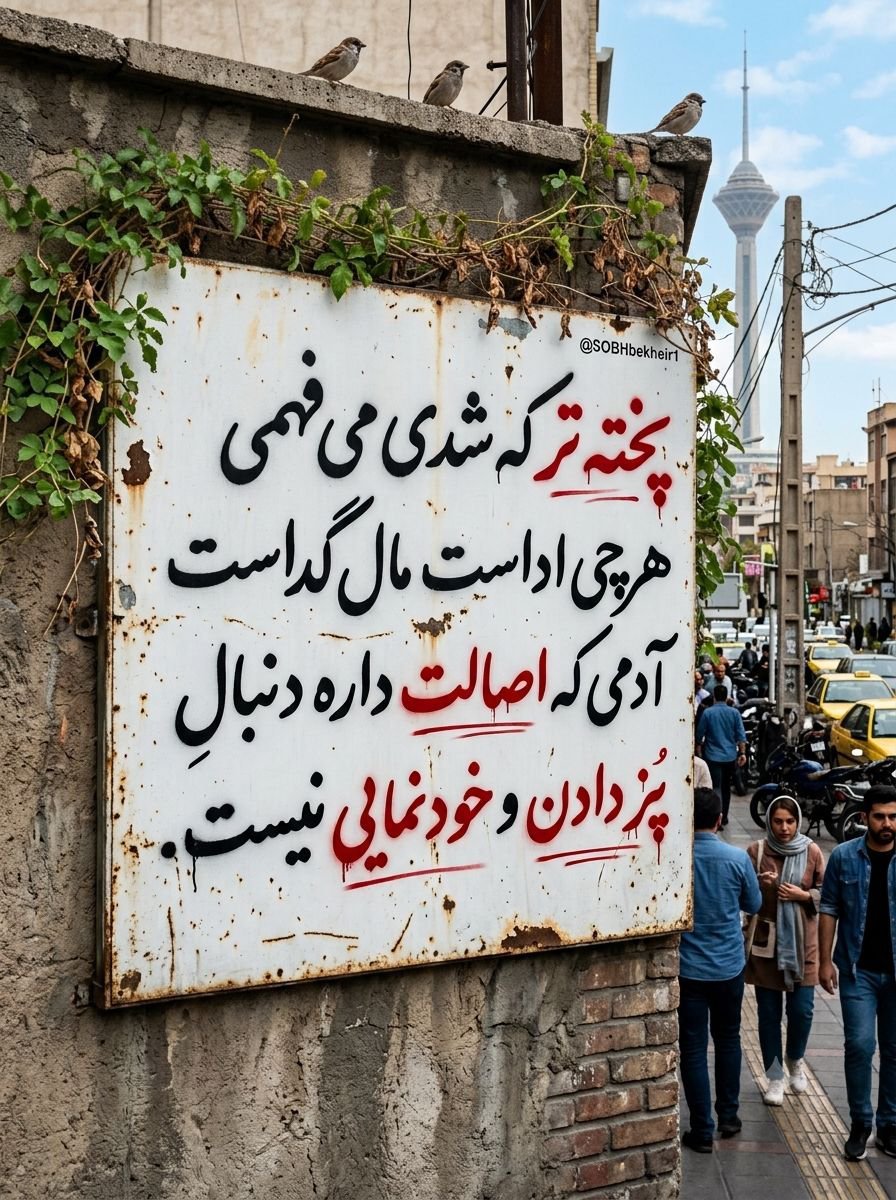 Persian_poem0's tweet photo. بی پختگی ز عمر حلاوت مدار چشم
بادام سبز را نتوان در شکر گرفت
#صائب_تبریزی https://t.co/Jeitm1G8g9