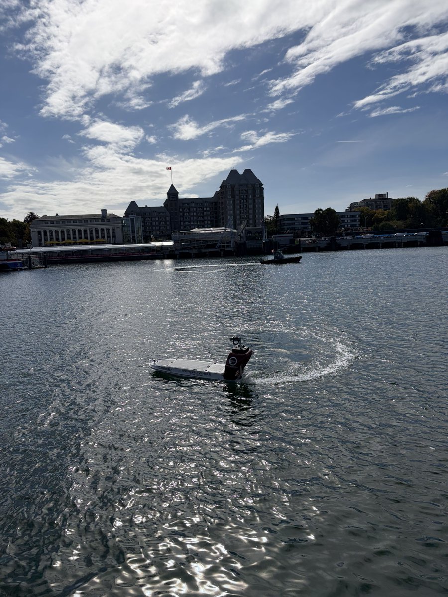 OceanRobotics's tweet photo. That’s a wrap on another successful COAST Ocean Tech Live: Demo Day in Victoria!

Thank you to everyone who stopped by our booth, watched DataXplorer in action on the water, and heard from our team about how these little USVs are making a big difference.

#OceanTech #USV https://t.co/EmXTYrVOsd