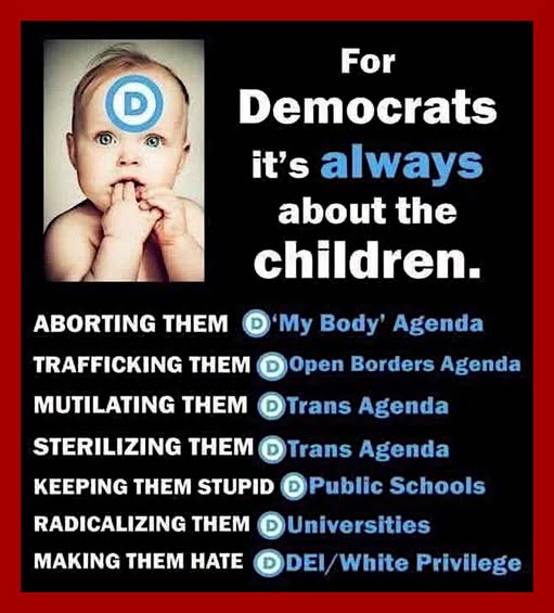 RYboating's tweet photo. If you care about the children, don't vote for Democrat!

Protect the kids and protect our Republic- Vote Red!🇺🇸 https://t.co/fFd71eZ9La