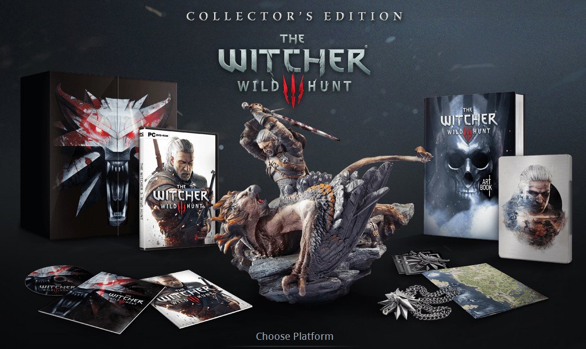 wesleytypes's tweet photo. The Collector's Edition of The Witcher 3: Wild Hunt was $150 and included:

- THE GAME DISC
- Geralt vs. Griffin statue
- metal Witcher's medallion
- steelbook case
- 200 page art book
- 184 page lore book
- soundtrack CD
- real world map
- stickers

We used to have it so good. https://t.co/SepdJApx4N