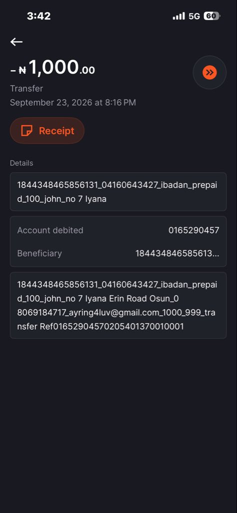 Letsplaythegam's tweet photo. @gtbank_help @IyaCakeNmore Hello Please note that 1177611873136052-1790258098677
I paid #1000 for electricity unit yesterday night and I haven’t received the token till today I’m not having light since that yesterday please give me the tokens or refund my money back now @gtbank_help https://t.co/WowSgAazBX