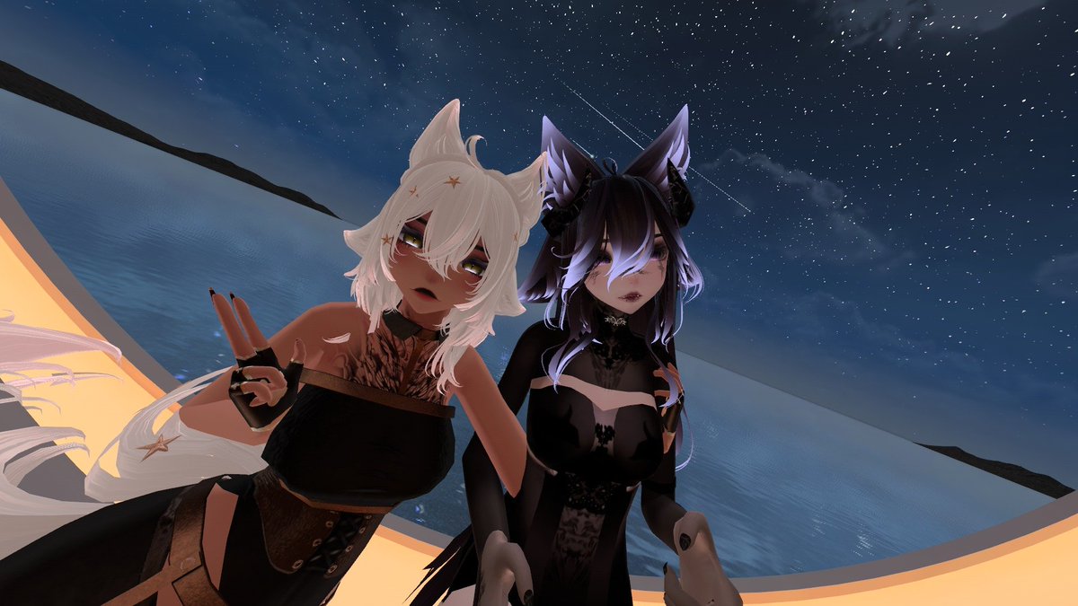 aovrc_quest's tweet photo. VRCに誘ってくれたマブと双子コーデで写真撮影してきたよん https://t.co/zlO9eu34dF