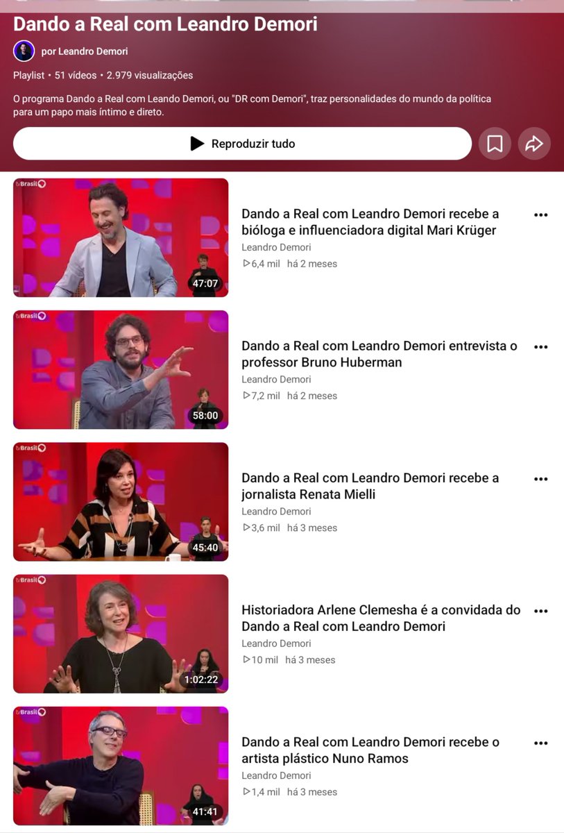 HenriqueSoldani's tweet photo. Demori apagou de seu canal oficial a entrevista com Walfrido Warde, então advogado de Vorcaro. O mesmo sumiço ocorreu com o papo que fez com Andrei Rodrigues, da PF, e com a conversa em que Laura Carvalho que exaltou as maravilhas da Open Society de Soros. Jornalista nenhum desconhece o valor de preservar registros de entrevistas para compreender os desdobramentos posteriores da história. 
Mesmo assumidamente de esquerda, ao fazer desaparecer o documento (que a EBC também retirou do canal oficial) ele prova que não se contenta em exercer o jornalismo. Age como os agentes da KGB: controla o fluxo de informações em benefício do partidão.