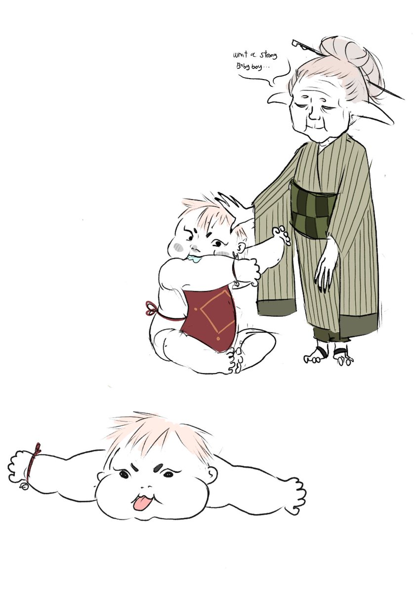 HarunoSanLK's tweet photo. Here's my Monster Hunter OC. Baby Kiryu and his Great-Great-Wyverian-Grandmother. Also thank for my 16 follower, appreciate  you all. https://t.co/5uueiM6j52