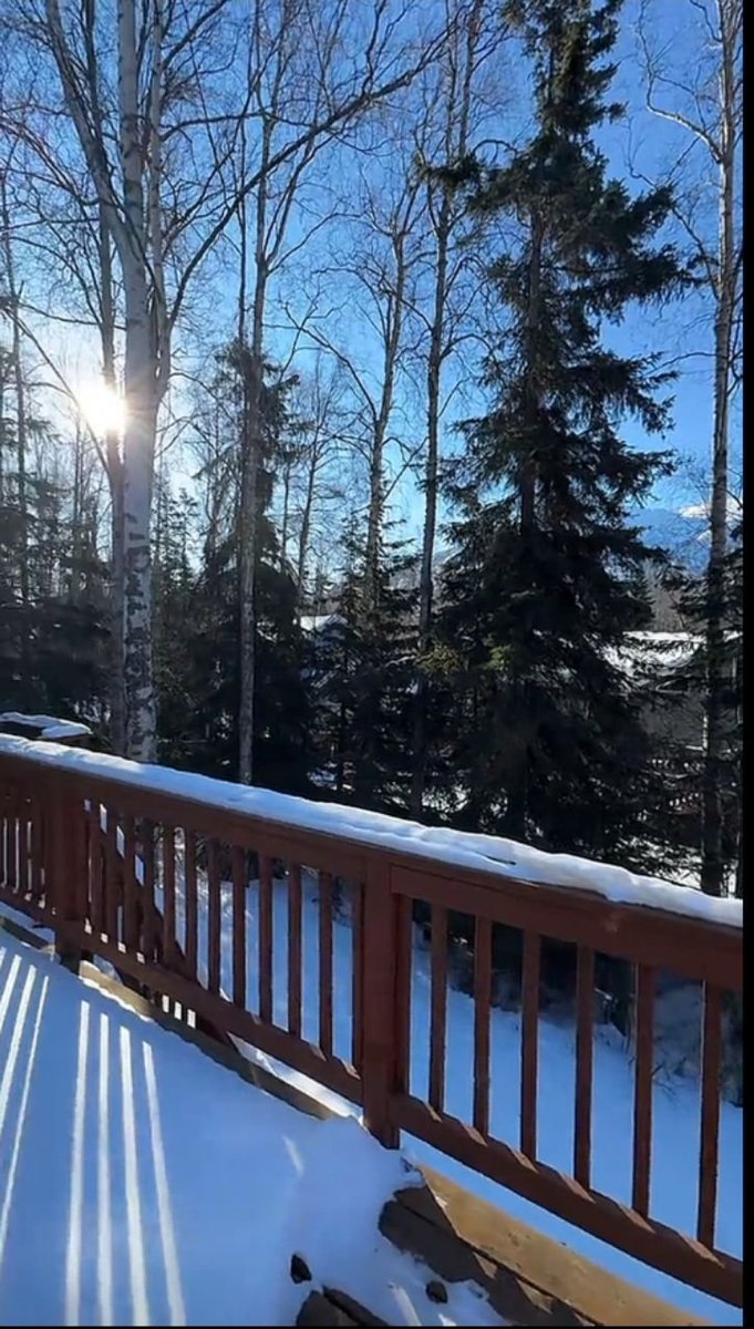 Kelly__lisa's tweet photo. Alaska view this morning 🥶🥶 https://t.co/HKyGnlJVq5