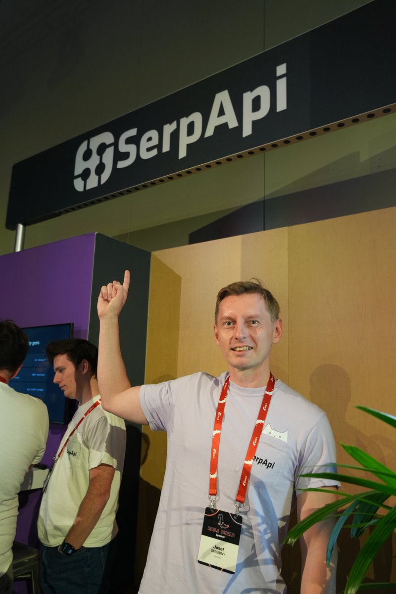 SerpApi's tweet photo. SerpApi's, Josef Strzibny, is speaking at #RailsWorld today at 2:45 PM with his talk, “Kamal Deep Dive"🗣️

 Come hear him break down Kamal and take a closer look at how it works!  

#RailsWorld #Kamal #RubyOnRails https://t.co/sUC9i84Djt