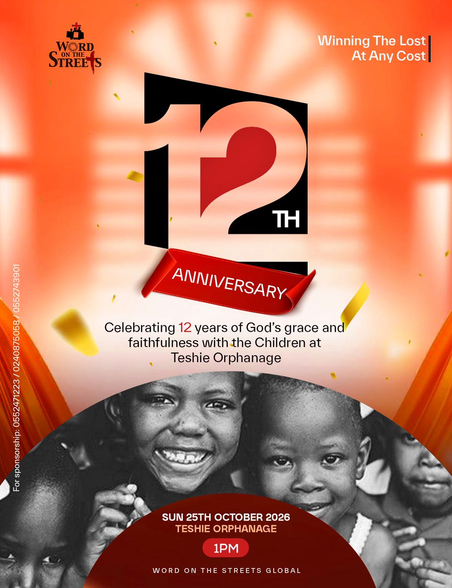 Wotsgospel's tweet photo. Join us to visit Teshie Orphanage ❤️ #Wotsis12 https://t.co/PW8S17zzGK