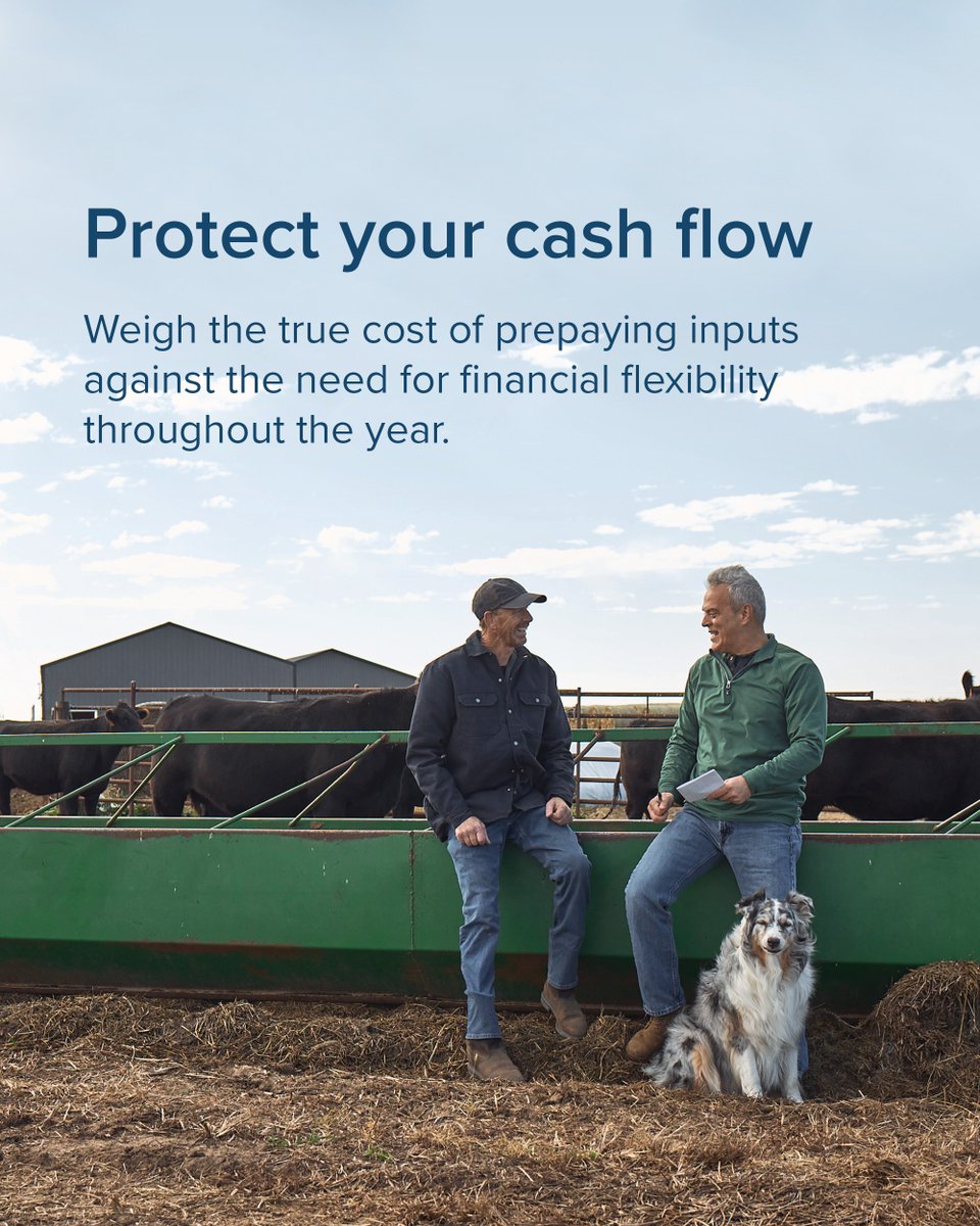 FCSAmerica's tweet photo. The Fed's interest rate increases make managing farm finances more complex, but higher borrowing costs don't have to put your farm's goals on hold. It just means taking a closer look at how every dollar works for your operation.

As you plan for the season ahead, consider these core strategies to protect your margins. ⬇️