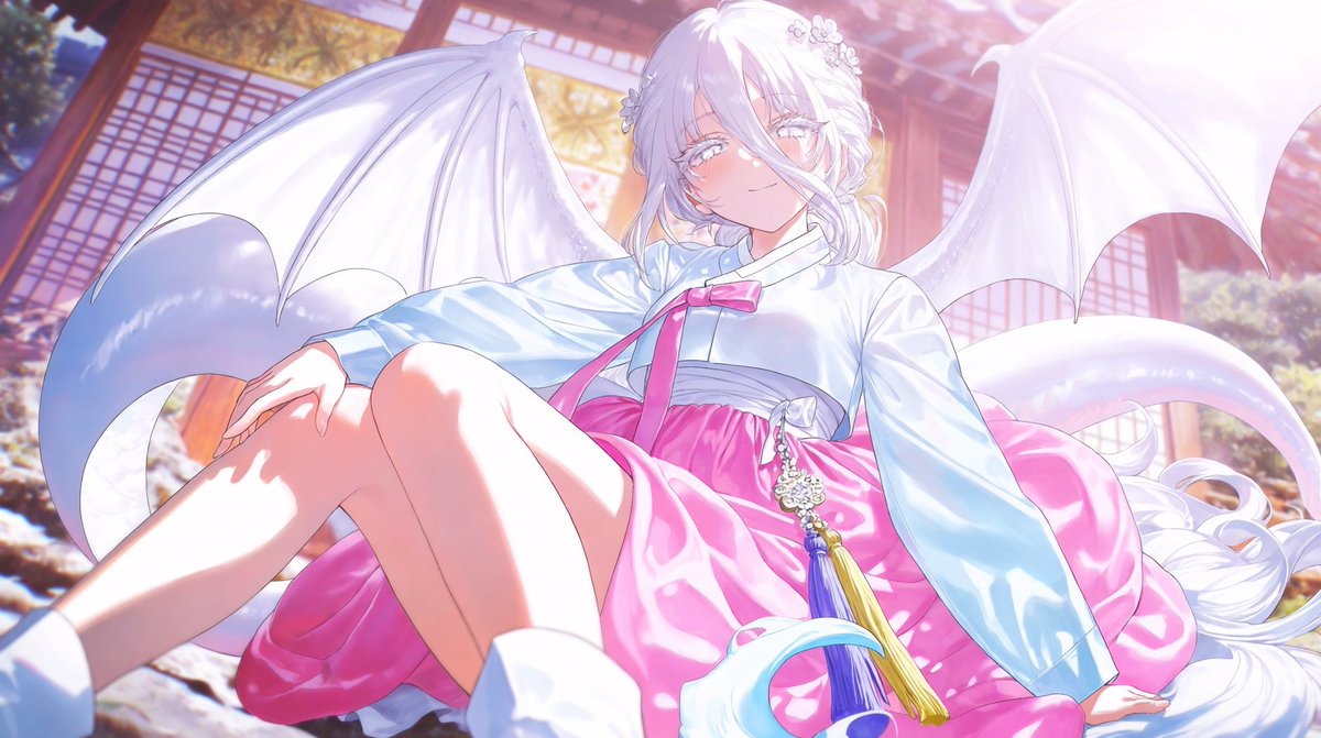 PX_OBT's tweet photo. Happy Korean Thanksgiving!
#PixAI📷 #Tsubaki3 #OC https://t.co/PxUGZaFUxl